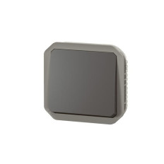 Poussoir NO composable Anthracite Plexo