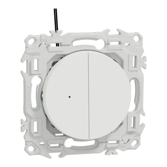Double va-et-vient lumineux LED Odace 10 AX – Schneider Electric