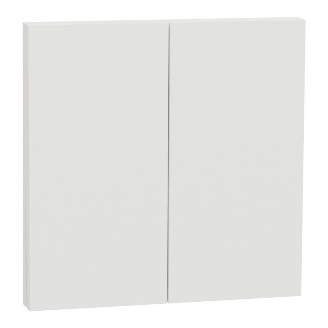 Enjoliveur + plaque Odace Intégral double va-et-vient | Schneider