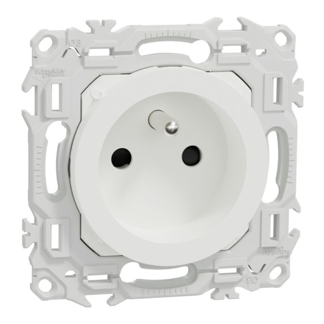 Prise de courant 2P+T Rénovation à puits Odace | Schneider Electric