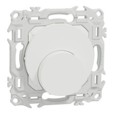 Sortie de câble Odace Schneider Electric – 16A, serre-câble 6 à 12 mm², Blanc craie ou Noir onyx