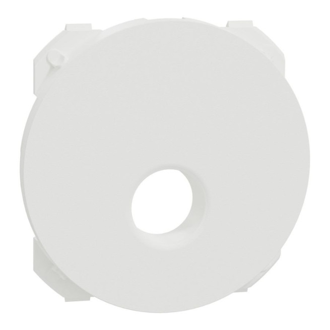 Enjoliveur pour prise TV Odace Schneider Electric – Blanc craie ou Noir onyx