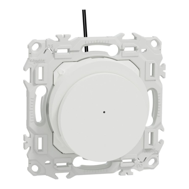 Interrupteur à carte Odace Schneider Electric – LED localisation – Blanc craie ou Noir onyx