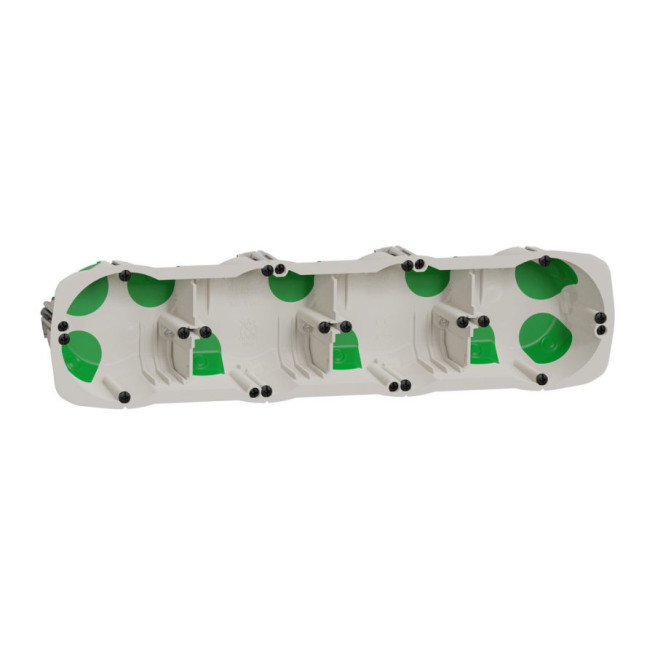 Boîte d’encastrement étanche à l’air Multifix Air 4 postes Ø67 mm P47 mm – IMT35033