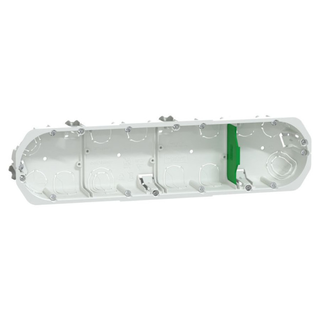 Boîte d'encastrement Multifix 4 postes Ø67 mm P40 mm entraxe 71 mm – IMT35944