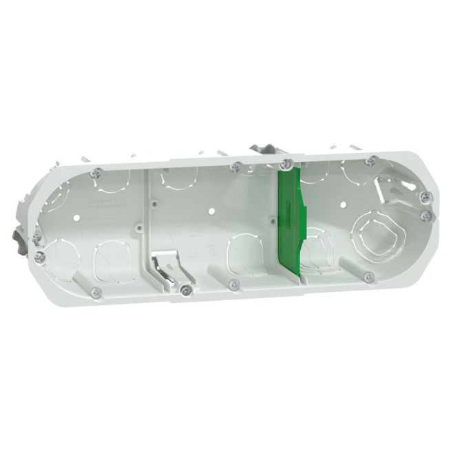 Boîte d'encastrement Multifix 3 postes Ø67 mm P50 mm – IMT35935