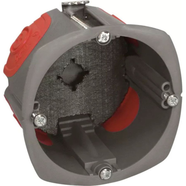 Boîte d’encastrement coupe-feu 1 poste Ø 68 mm profondeur 50 mm Bizline