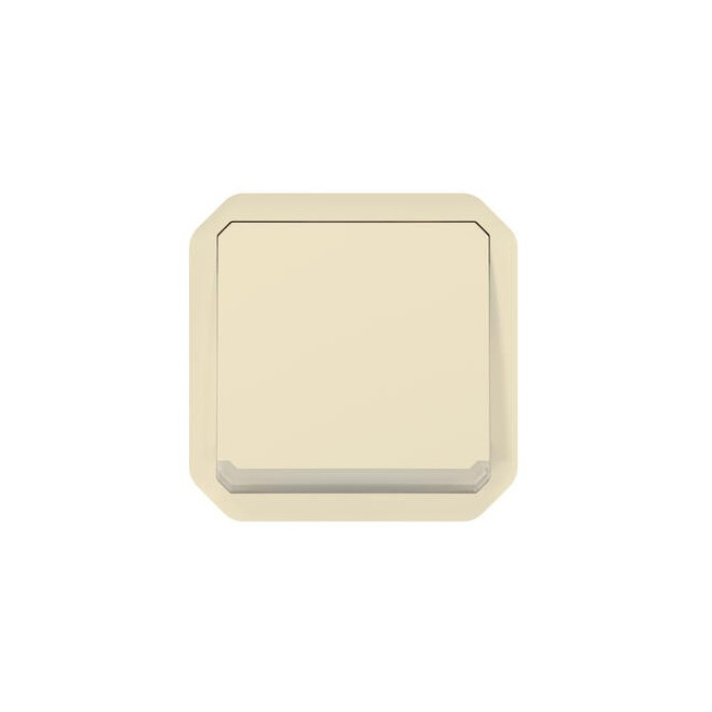 Poussoir NO-NF lumineux Sable Plexo