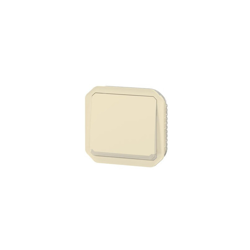Poussoir NO-NF lumineux Sable Plexo