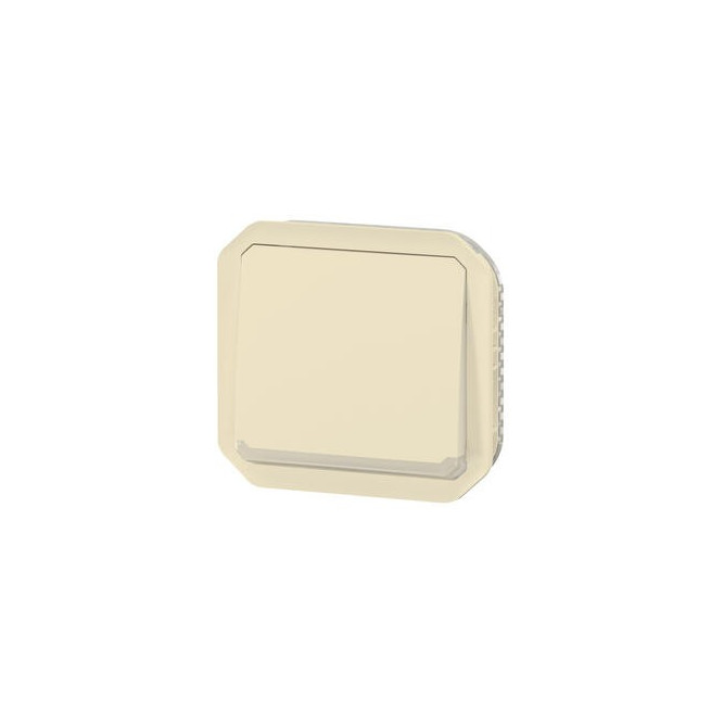 Poussoir NO-NF lumineux Sable Plexo