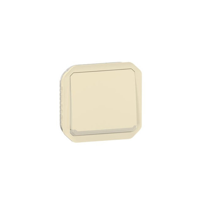 Poussoir NO-NF lumineux Sable Plexo