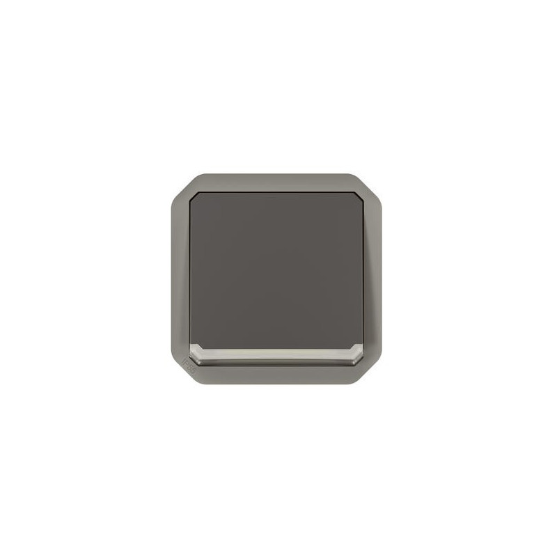 Interrupteur bipolaire Anthracite Plexo