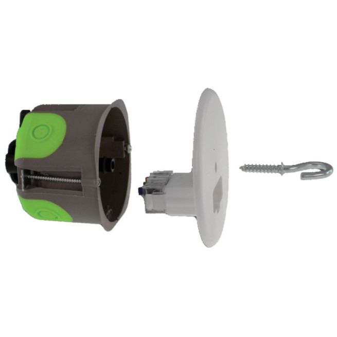 Boîte de centre DCL étanche Bizline R’Box Ø 67 mm Profondeur 50 mm avec piton