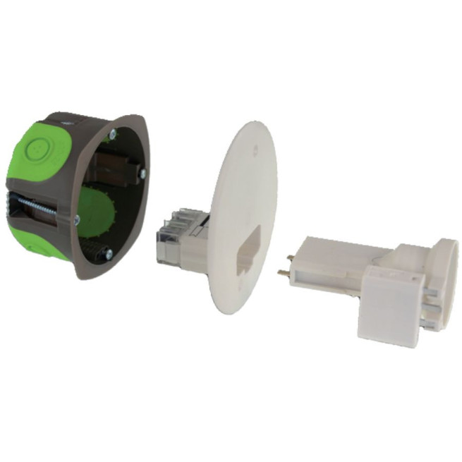 Boîte d’applique DCL étanche Bizline R’Box Ø 67 mm Profondeur 40 mm avec douille E27