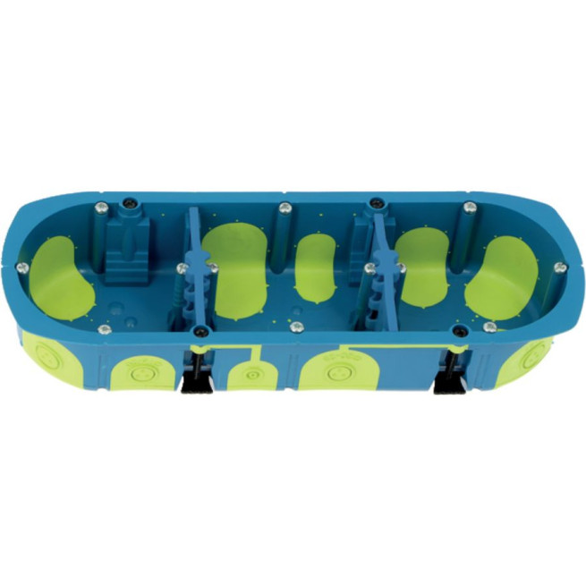 Boîte d’encastrement 3 postes Ø 67 mm Profondeur 40 mm R’igid Box Bizline