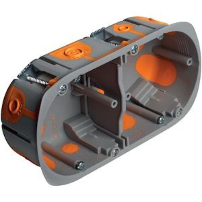 Pack 50 boîtes d'encastrement BBC EMX 2 postes Ø 67 mm - Profondeur 50 mm