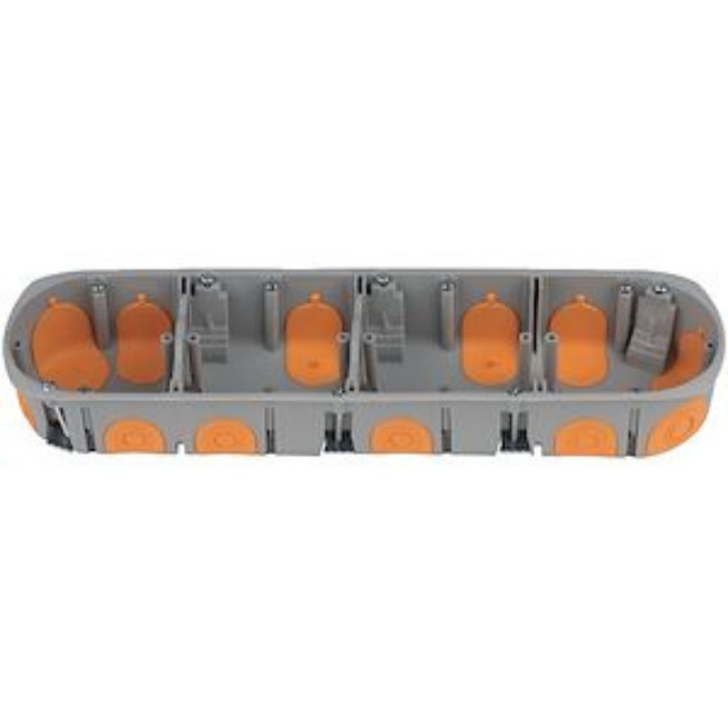 Pack de 5 boîtes d'encastrement BBC EMX 4 postes Ø 67 mm - Profondeur 40 mm