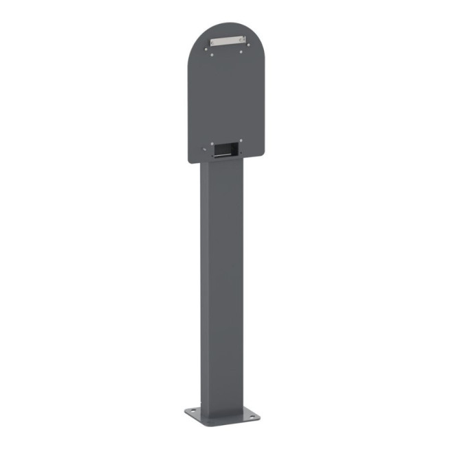 Pied métal 1 borne de recharge EVlink Pro AC Schneider – Support au sol IK10