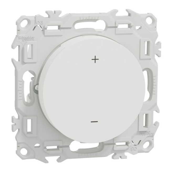 Thermostat connecté filaire Zigbee 2 A Odace – Chauffage intelligent blanc ou noir