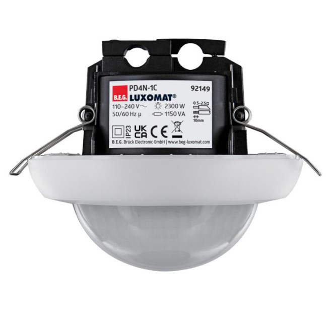 Détecteur de mouvement plafond BEG PD4N-1C-FP 360° télécommandable