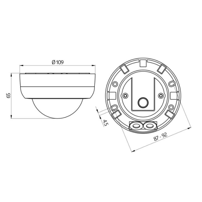 Détecteur de mouvement plafond BEG PD4N-1C-AP 360° saillie télécommandable