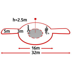 Détecteur de mouvement couloir BEG BL4-C-FP faux plafond télécommandable