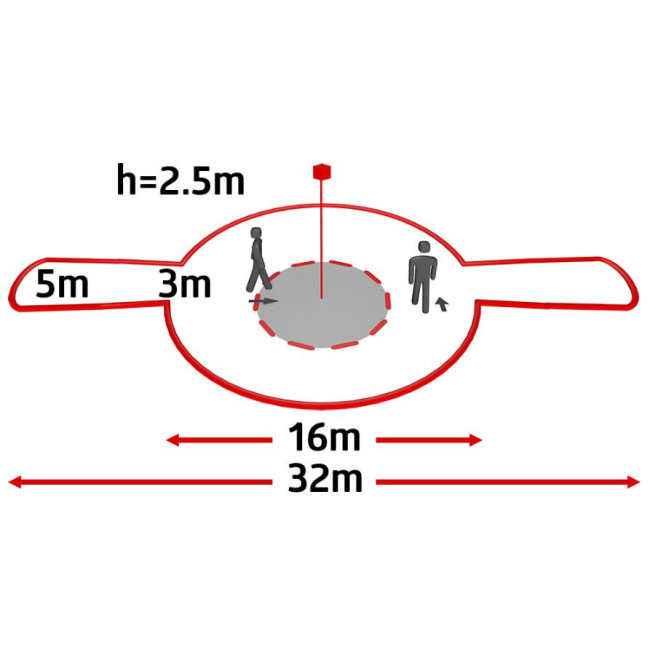 Détecteur de mouvement couloir BEG BL4-C-FP faux plafond télécommandable