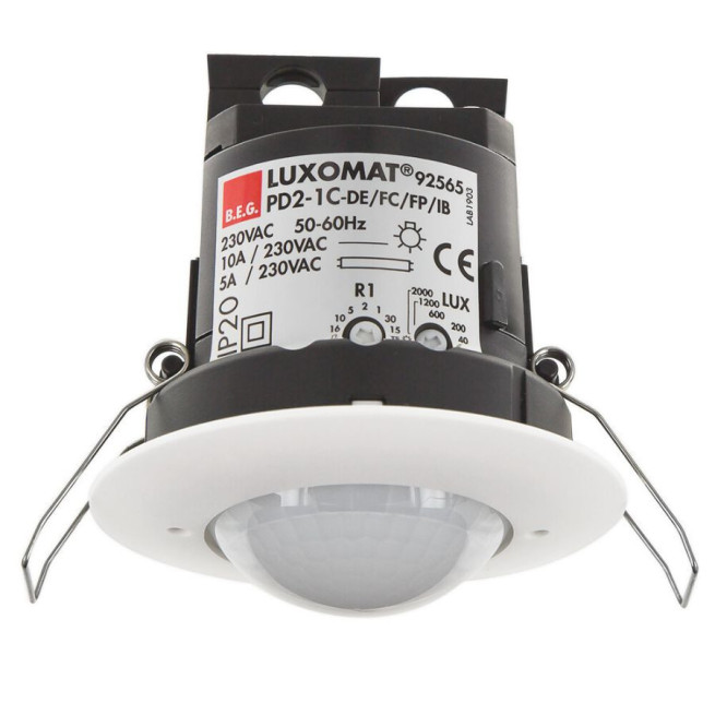 Détecteur de présence plafond BEG PD2-M-1C-FP 360° télécommandable