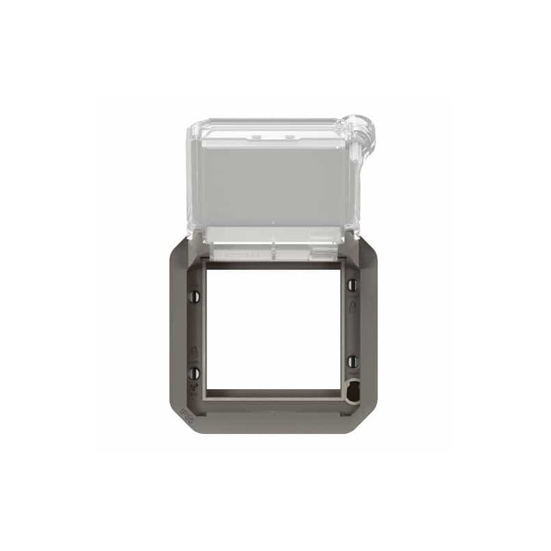 Adaptateur Mosaic verrouillable Anthracite Plexo
