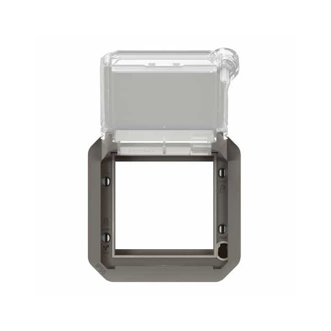 Adaptateur Mosaic verrouillable Anthracite Plexo