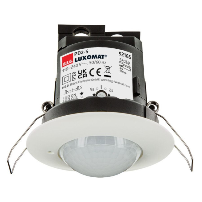 Détecteur esclave plafond BEG PD2-S-FP 360° faux plafond