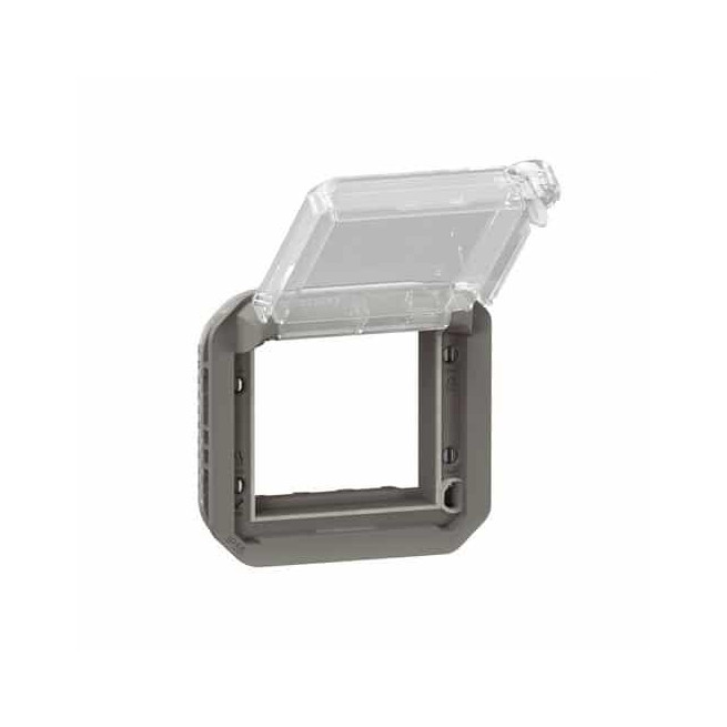 Adaptateur Mosaic verrouillable Anthracite Plexo