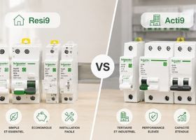 Différence entre le disjoncteur Resi9 et l'Acti9: Utilisations et Capacités